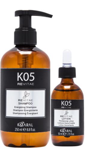 Kaaral K05 Revitae shampoo + tonikum Šampón + Tonikum s kmeňovými bunkami pre rast nových vlasov, 250 ml + 50 ml 2 ks