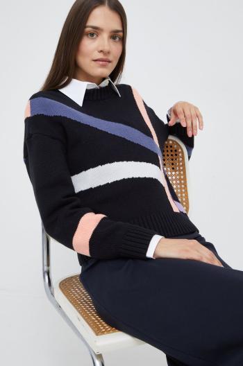 Bavlnený sveter Emporio Armani dámsky, čierna farba