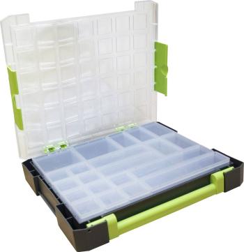 VISO  kufrík na súčiastky, (d x š x v) 375 x 70 x 425 mm, Priehradiek: 21, pevné rozčlenenie, 1 ks