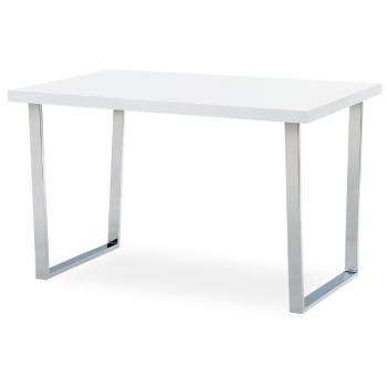 Sconto Jedálenský stôl LUIS biela, šírka 120 cm