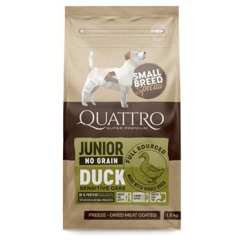 QUATTRO Dry SB Junior Kačica granule pre psov 1,5 kg
