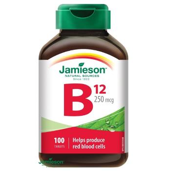 Jamieson Vitamín B12 KYANOKOBALAMÍN 250 µg 100 tbl