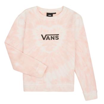 Vans  TIE-DYE HEART CREW  Mikiny Biela