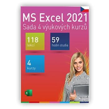 GOPAS Microsoft 365 / 2021 Excel  Súprava 4 výukových kurzov, CZ (elektronická licencia) (CS-Exc21-CS4)