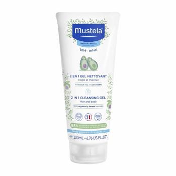 Mustela Detský sprchový gél na telo a vlasy (2 in 1 Clean sing Gel) 200 ml