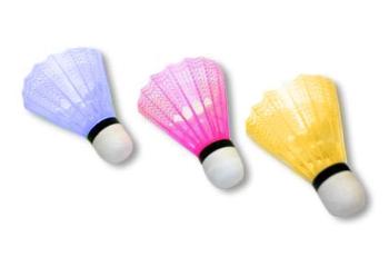 Míček badmintonový  2710-6C - barevné 6ks