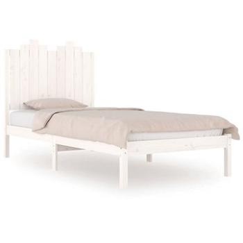 Rám postele biely masívna borovica 90 × 200 cm, 3103764