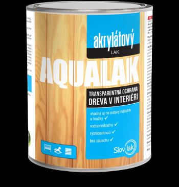 AQUALAK - Vodou reidteľný lak na drevo matný 4 L