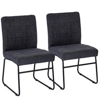 Jedálenská stolička NORDIC SIMPLE sivá, set 2 ks (3354)