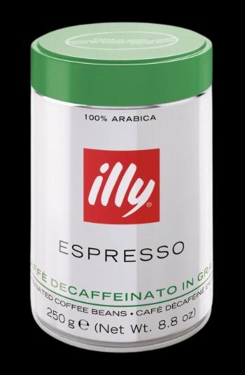 ILLY Espresso bez kofeinu zrnková káva 250 g