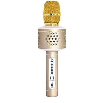 Teddies Mikrofón karaoke Bluetooth zlatý (8592190854027)