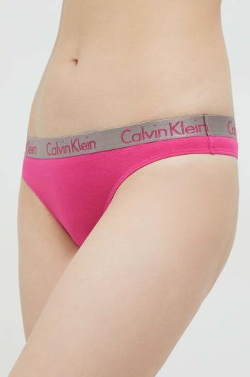 Tangá Calvin Klein Underwear fialová farba,