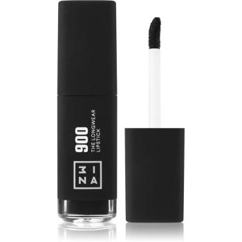 3INA The Longwear Lipstick dlhotrvajúci tekutý rúž odtieň 900 - Black 6 ml