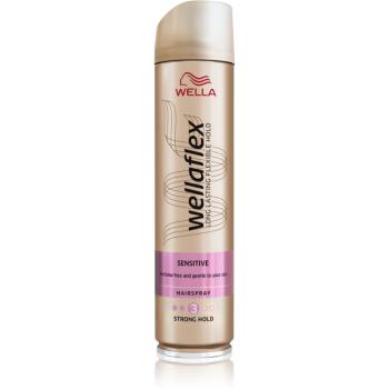 Wella Wellaflex Sensitive lak na vlasy so strednou fixáciou bez parfumácie 250 ml