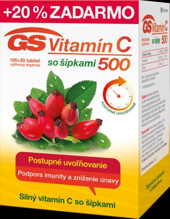 GS Vitamín C 500 so šípkami