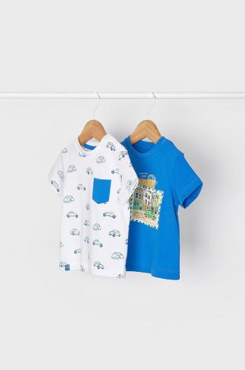 Detské bavlnené tričko Mayoral s potlačou