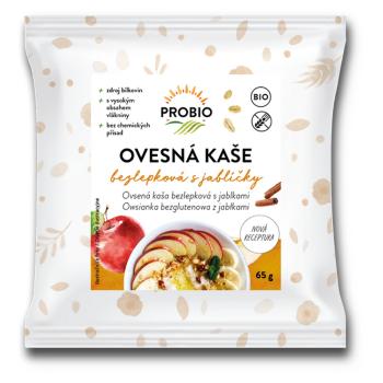 PROBIO Kaša ovsená s jabĺčkami bezlepková BIO 65 g