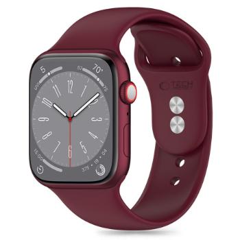 Tech-Protect Silicone remienok na Apple Watch 42/44/45/49mm, mulberry