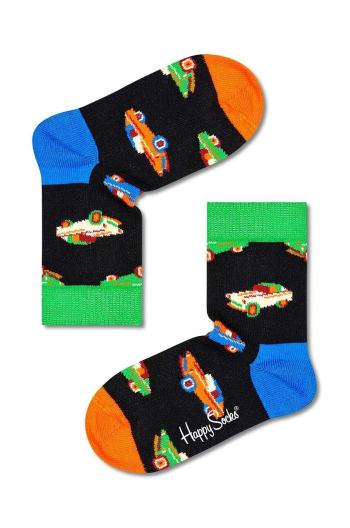 Detské ponožky Happy Socks čierna farba