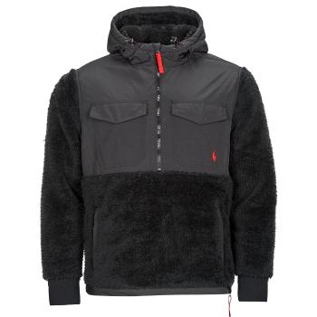 Polo Ralph Lauren  POLAIRE SHERPA ENFILABLE  Flísové mikiny Čierna