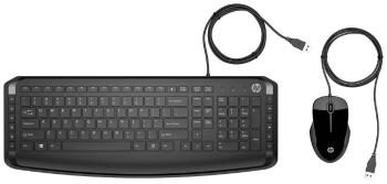 HP Pavilion 200 káblový, USB Sada klávesnica a myše  nemecká, QWERTZ čierna
