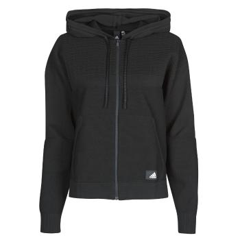 adidas  W Knit V Hoodie  Mikiny Čierna