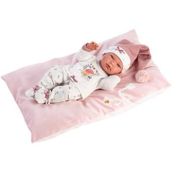 Llorens 73880 New Born Dievčatko – reálna bábika bábätko s celovinylovým telom – 40 cm (8426265738809)