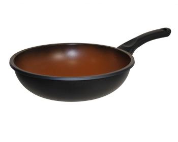 DOMO pánev Wok Terracotta EVO 28 cm, Počet vrstev: 6, indukce