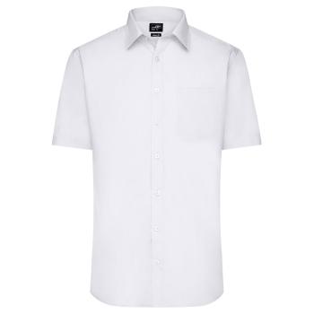 James & Nicholson Pánska košeľa s krátkym rukávom JN680 - Biela | M