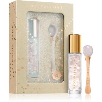 Crystallove Golden Rose Quartz 3D Eye Set sada (na očné okolie)