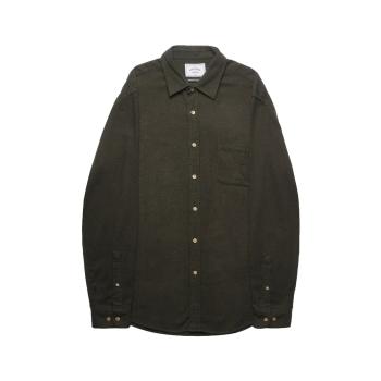 Portuguese Flannel  Teca Shirt - Green  Košele s dlhým rukávom Zelená