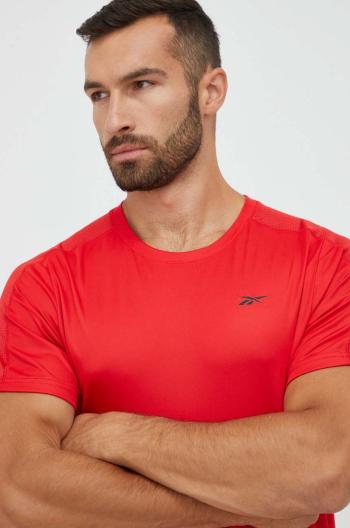 Tréningové tričko Reebok Workout Ready Tech , červená farba, jednofarebné