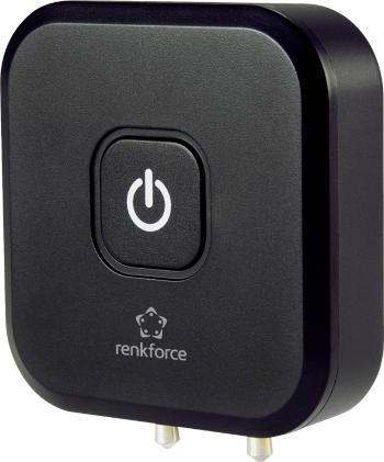 Renkforce RF-BTT-350 Bluetooth audio vysielač  Bluetooth verzie: 4.2 10 m integrovaný akumulátor
