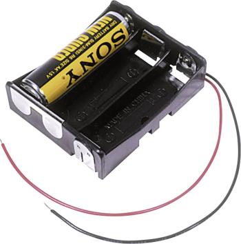 MPD BA3AAW batériový držák 3x mignon (AA) kábel (d x š x v) 58 x 48 x 16 mm
