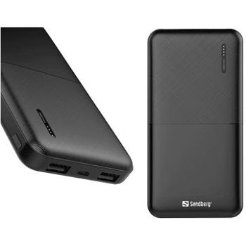 Sandberg Saver Powerbank 10000 mAh, 2× USB-A, čierna (320-34)