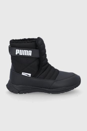 Detské topánky Puma 380745 čierna farba