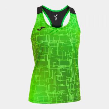 ELITE VIII TANK TOP FLUOR GREEN BLACK XS