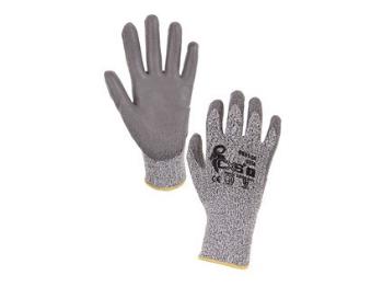 Protiporezové rukavice CITA, šedé, vel. 10