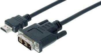 Digitus HDMI / DVI káblový adaptér #####HDMI-A Stecker, #####DVI-D 18+1pol. Stecker 2.00 m čierna AK-330300-020-S možno