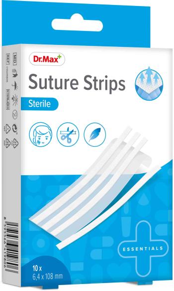 DR.MAX SUTURE STRIPS 64x10MM 10KS