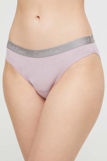 Nohavičky Calvin Klein Underwear fialová farba