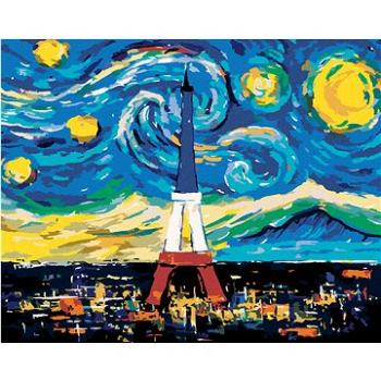 Maľovanie podľa čísel – Eiffelova veža podľa Vincenta van Gogha (HRAbz33314nad)