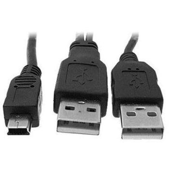 OEM 2x USB A -> MINI 5-pin, Y napájací, 0,6 m (11928008)