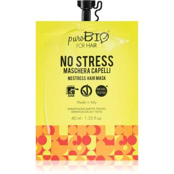 puroBIO Cosmetics No Stress revitalizačná maska na vlasy 40 ml
