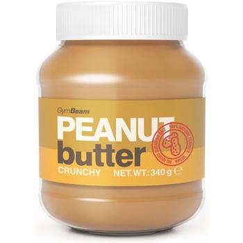 GymBeam Peanut Butter Crunchy 100 % orechový krém 340 g
