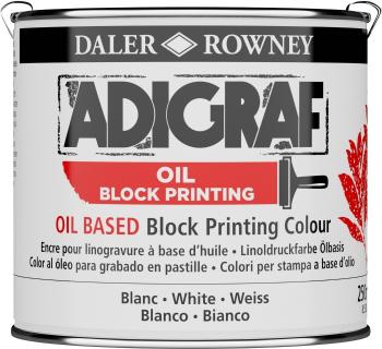 Daler Rowney Adigraf Block Printing Oil Farba na linoryt White 250 ml