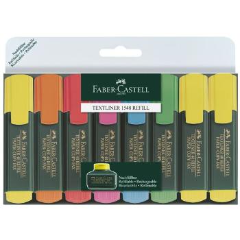 FABER-CASTELL ZVYRAZNOVAC TEXTLINER 1548/8 SET 6+2