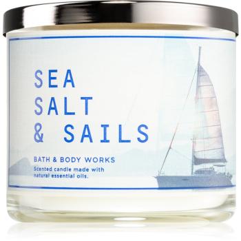 Bath & Body Works Sea Salt & Sails vonná sviečka 411 g
