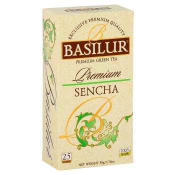 BASILUR Premium Sencha zelený čaj 25 vrecúšok