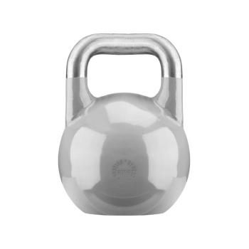 Gorilla Sports Súťažný kettlebell, sivý, 36 kg